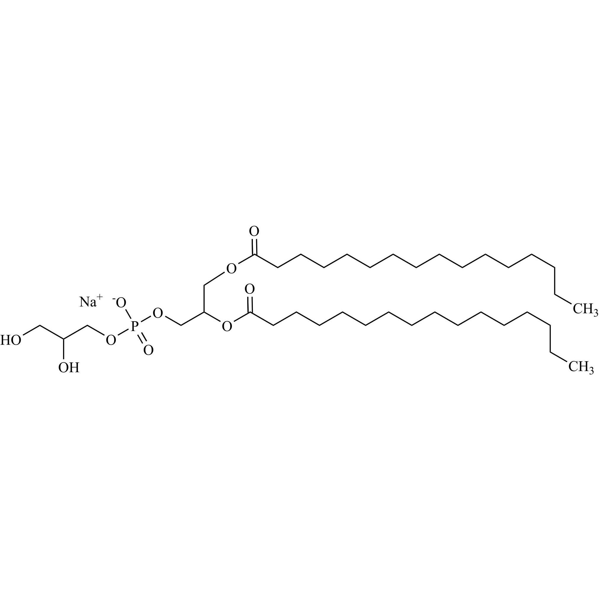 Picture of 1, 2-Dipalmitoyl-sn-Glycero-3-Phospho-rac-(1-glycerol) Sodium Salt (DPPG)
