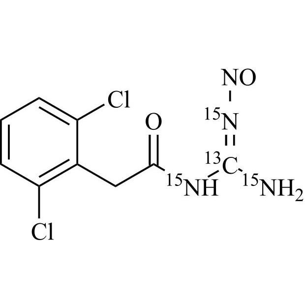 Picture of N1-Nitroso Guanfacine-13C-15N3