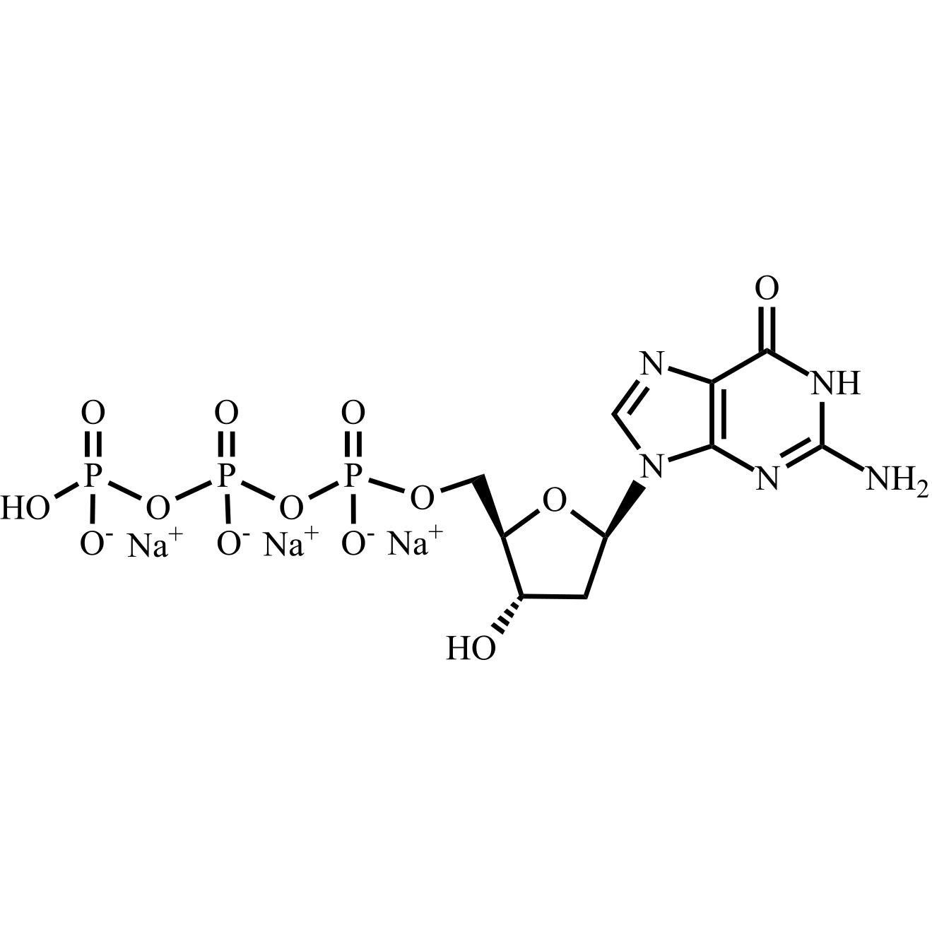Picture of 2'-Deoxyguanosine 5'-triphosphate Trisodium Salt