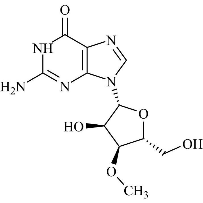 Show details for 3'-O-Methyl Guanosine Picture of 3'-O-Methyl Guanosine
