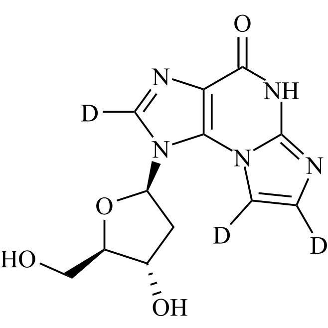Show details for N2,3-Etheno-2'-Deoxy Guanosine-d3 Picture of N2,3-Etheno-2'-Deoxy Guanosine-d3