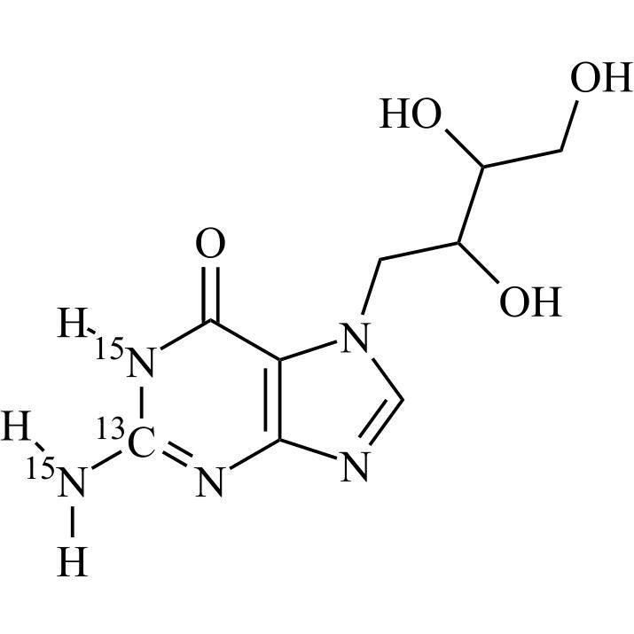 Show details for Guanosine Impurity 8-13C-15N2 Picture of Guanosine Impurity 8-13C-15N2