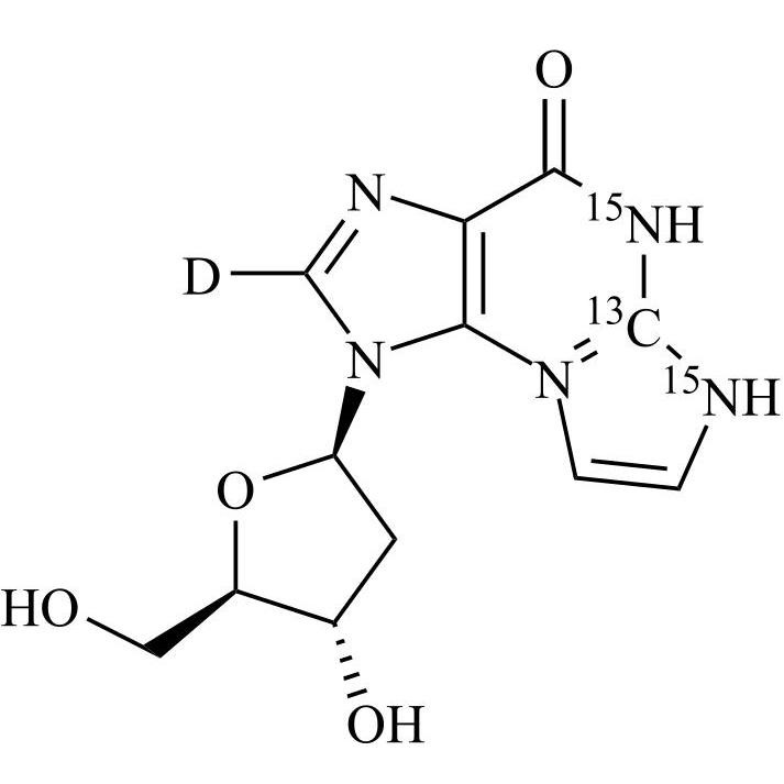 Show details for N2,3-Etheno-2'-Deoxy Guanosine-13C-D-15N2 Picture of N2,3-Etheno-2'-Deoxy Guanosine-13C-D-15N2