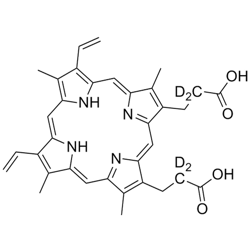 Show details for Protoporphyrin IX-d4 Picture of Protoporphyrin IX-d4