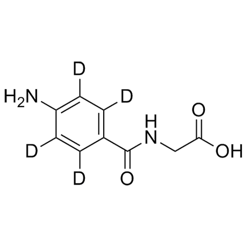 Picture of p-Aminohippuric Acid-d4