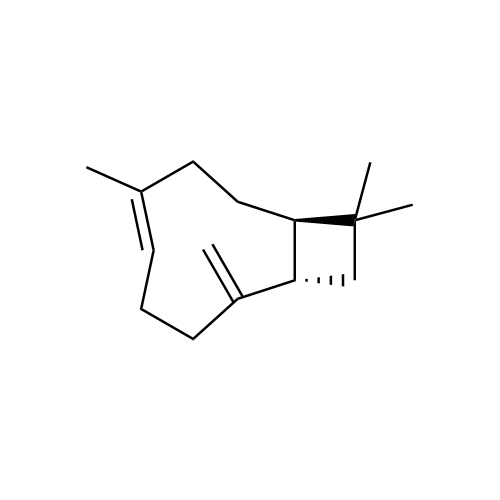 Picture of trans-Caryophyllene (beta-Caryophyllene)