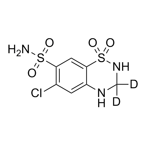 Show details for Hydrochlorothiazide-d2 Picture of Hydrochlorothiazide-d2
