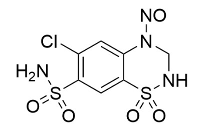 Show details for 4-Nitroso Hydrochlorothiazide Picture of 4-Nitroso Hydrochlorothiazide