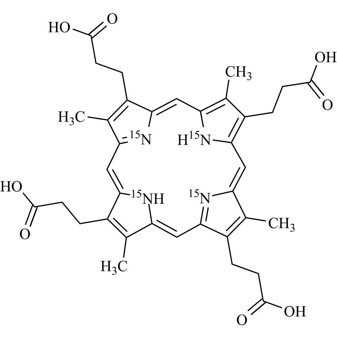 Show details for Coproporphyrin I-15N4 Picture of Coproporphyrin I-15N4