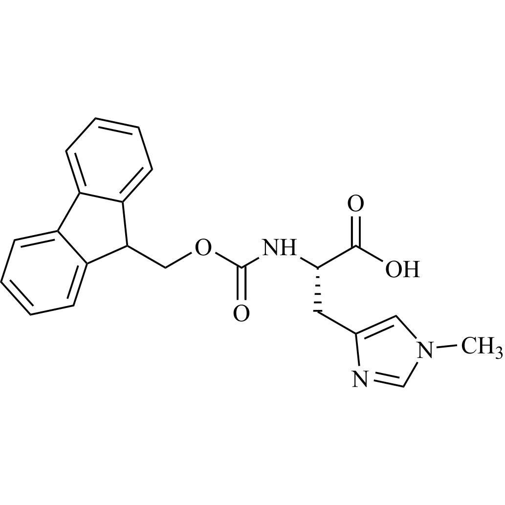 Show details for Fmoc-1-methyl-L-Histidine Picture of Fmoc-1-methyl-L-Histidine