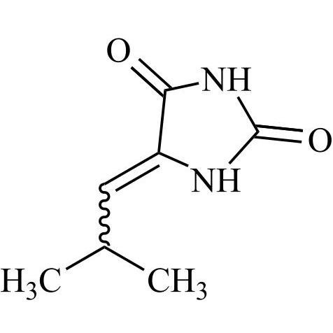 Picture of (E,Z)-5-(2-Methylpropylidene) Imidazolidine-2,4-Dione