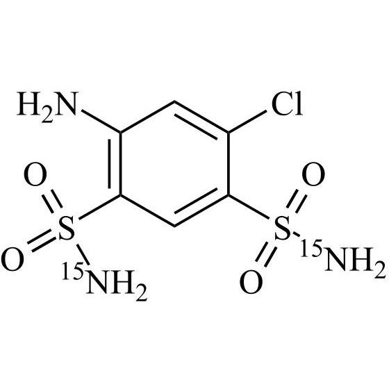 Picture of Hydrochlorothiazide EP Impurity B-15N2 (Benzothiadiazine USP Related Compound A-15N2)