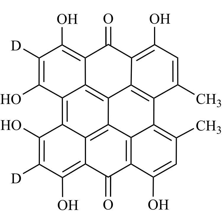 Show details for Hypericin-d2 Picture of Hypericin-d2