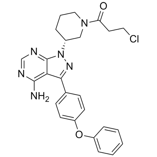 Show details for (R)-N-Desacryloyl N-3-Propionyl Ibrutinib Picture of (R)-N-Desacryloyl N-3-Propionyl Ibrutinib