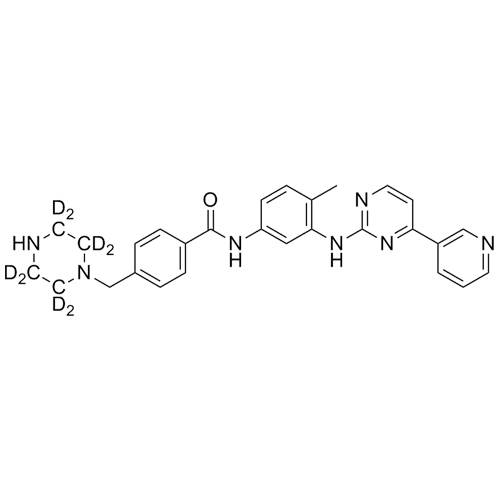Picture of N-Desmethyl Imatinib-d8