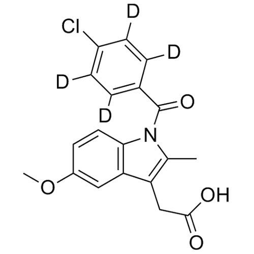 Show details for Indomethacin-d4 Picture of Indomethacin-d4