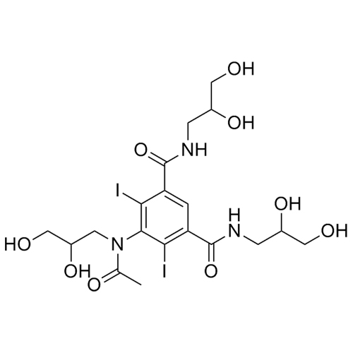 Show details for Iohexol EP Impurity H (4,6-diiodo Isomer) Picture of Iohexol EP Impurity H (4,6-diiodo Isomer)