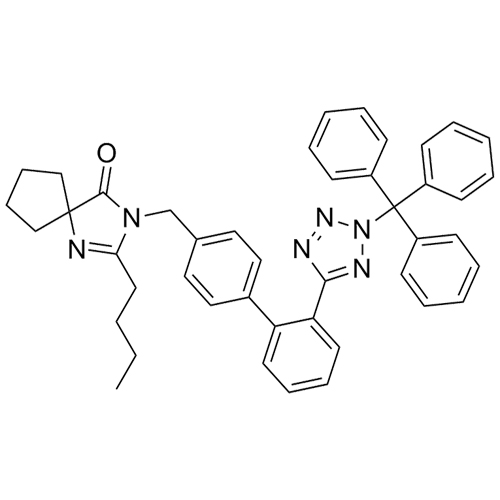 Show details for Irbesartan N-Trityl Impurity Picture of Irbesartan N-Trityl Impurity