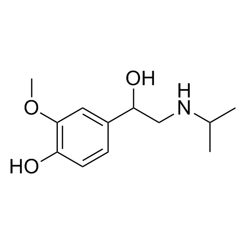 Show details for 4-(1-hydroxy-2-(isopropylamino)ethyl)-2-methoxyphenol Picture of 4-(1-hydroxy-2-(isopropylamino)ethyl)-2-methoxyphenol