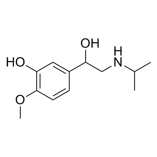 Show details for 5-(1-hydroxy-2-(isopropylamino)ethyl)-2-methoxyphenol Picture of 5-(1-hydroxy-2-(isopropylamino)ethyl)-2-methoxyphenol