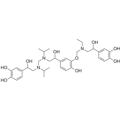 Show details for Isoprenaline Impurity 8 (Mixture of Diastereomers) Picture of Isoprenaline Impurity 8 (Mixture of Diastereomers)
