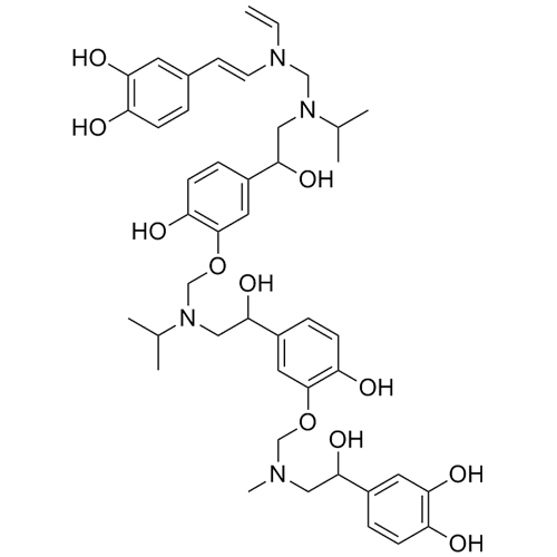 Show details for Isoprenaline Impurity 10 (Mixture of Diastereomers) Picture of Isoprenaline Impurity 10 (Mixture of Diastereomers)