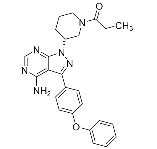 Show details for (R)-N-Desacryloyl N-Propionyl Ibrutinib Impurity Picture of (R)-N-Desacryloyl N-Propionyl Ibrutinib Impurity