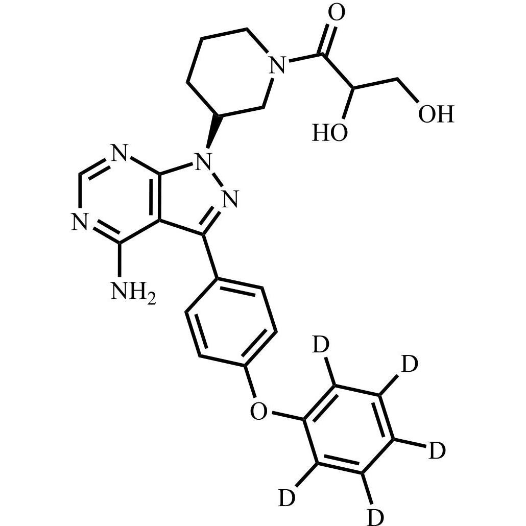 Picture of Dihydrodiol Ibrutinib-d5 (Mixture of Diastereomers)