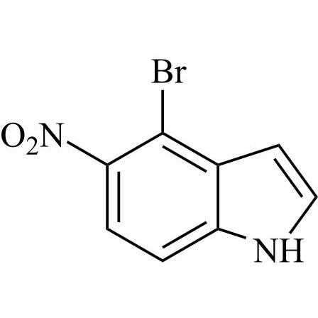 Picture of 4-Bromo-5-Nitro-1H-Indole