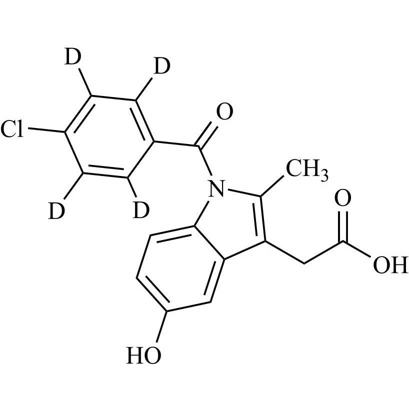 Show details for O-Desmethyl Indomethacin-d4 Picture of O-Desmethyl Indomethacin-d4