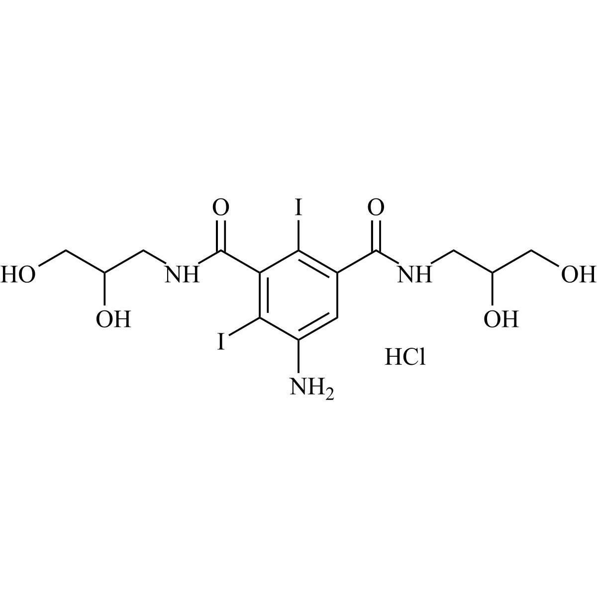 Show details for Iohexol EP Impurity F HCl (2,4-diiodo Isomer) Picture of Iohexol EP Impurity F HCl (2,4-diiodo Isomer)