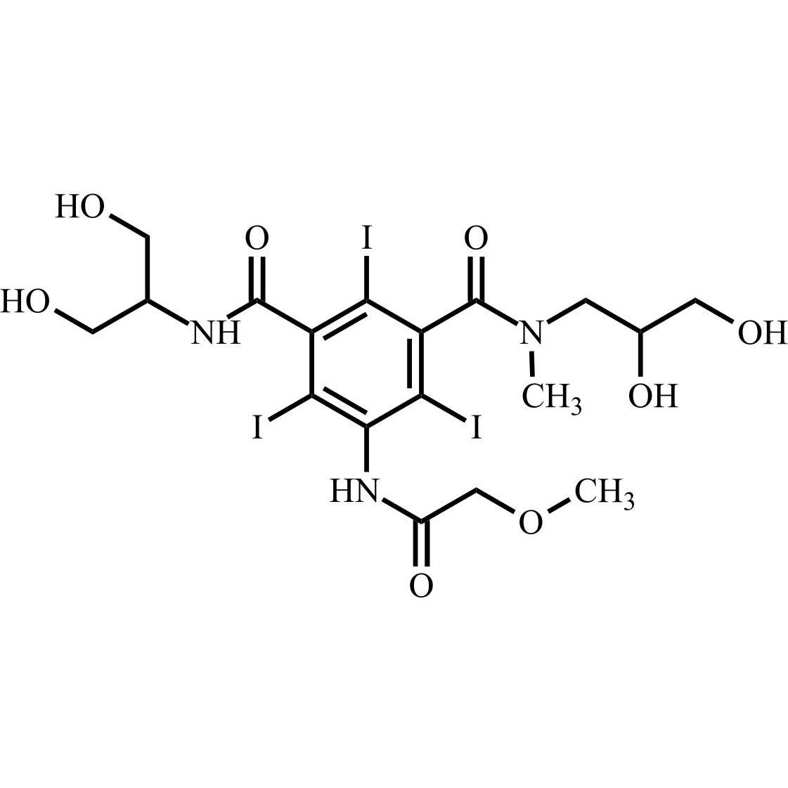 Picture of Iopromide Impurity 10 (Mixture of Diastereomers)