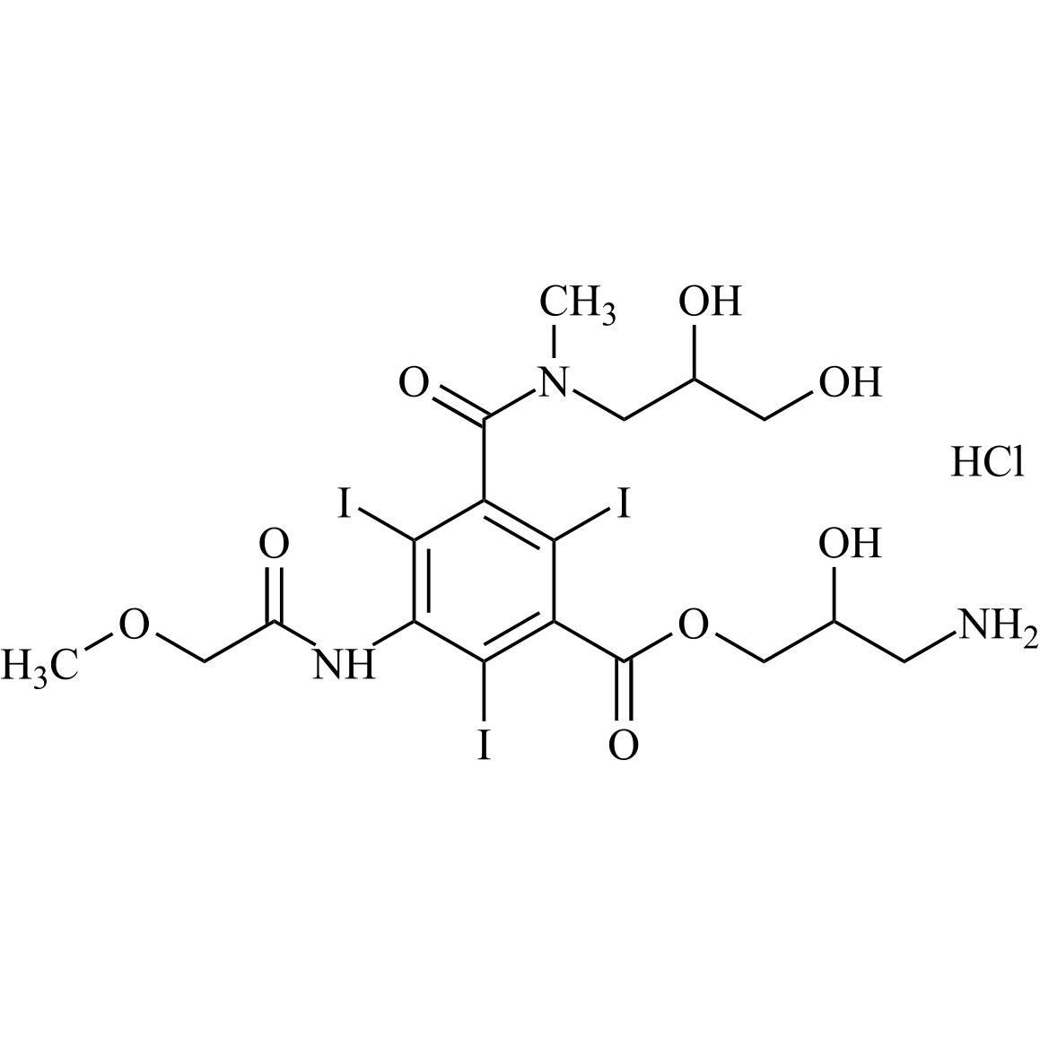 Picture of Iopromide Impurity 43 HCl (Mixture of Diastereomers)