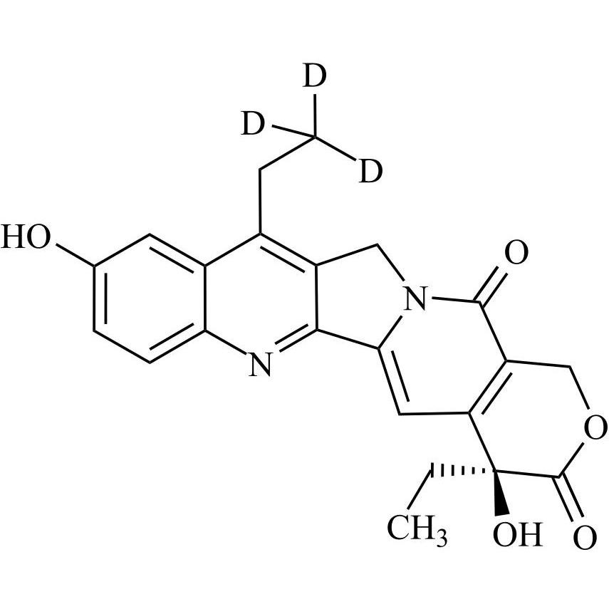 Show details for Irinotecan EP Impurity E-d3 (Irinotecan USP Related Compound B-d3, (S)-7-Ethyl-10-Hydroxy Camptothecin-d3) Picture of Irinotecan EP Impurity E-d3 (Irinotecan USP Related Compound B-d3, (S)-7-Ethyl-10-Hydroxy Camptothecin-d3)