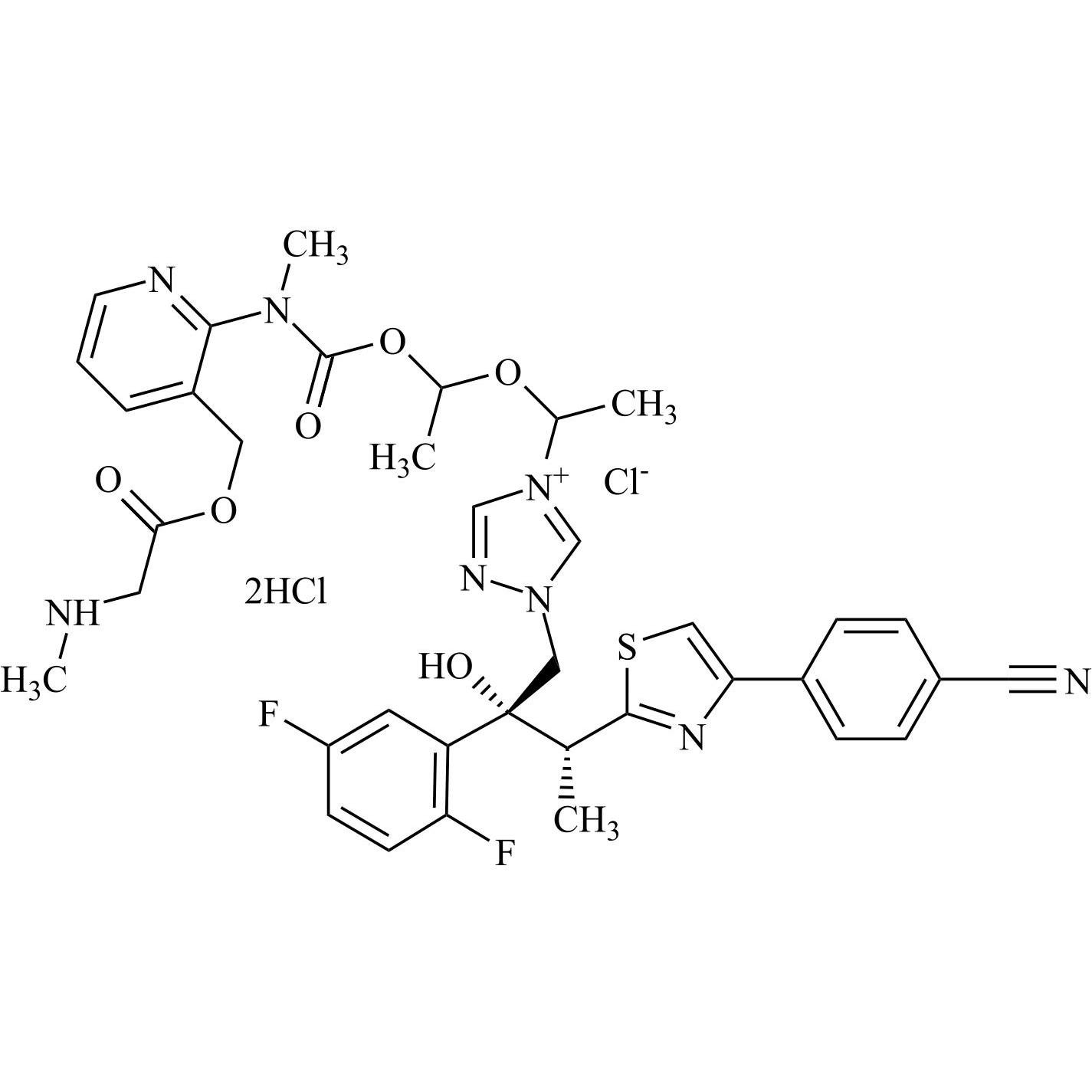 Picture of Isavuconazole Impurity 12 Chloride DiHCl (Mixture of Diastereomers)