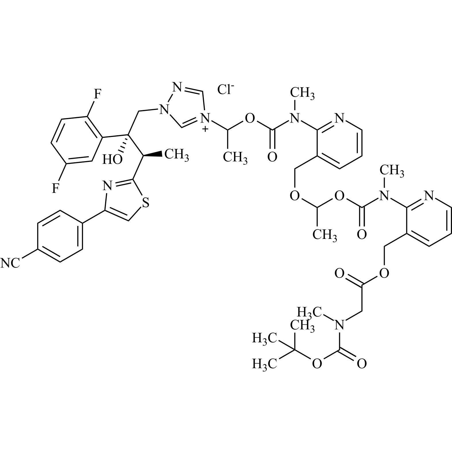Picture of Isavuconazole Impurity 55 Chloride