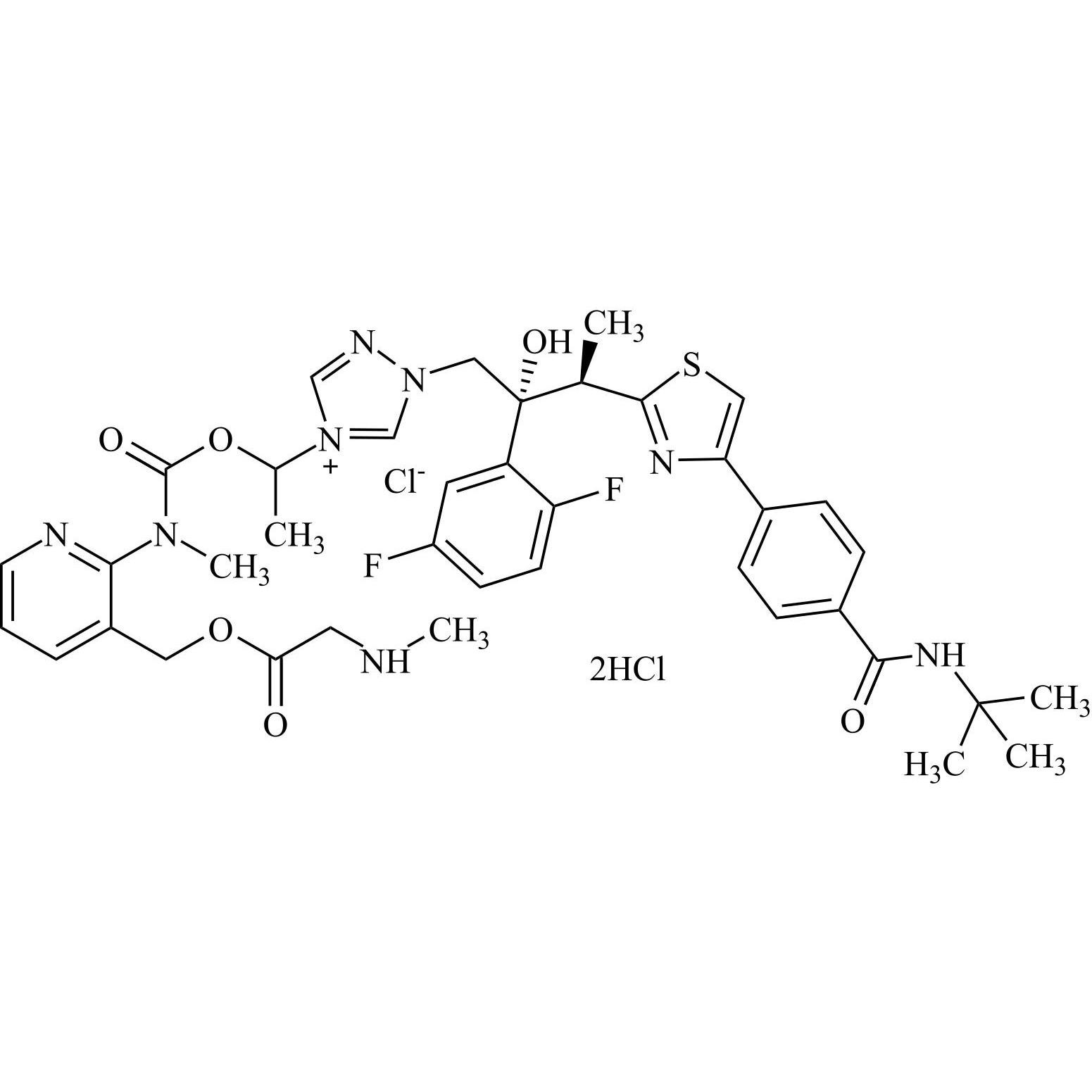Show details for Isavuconazole Impurity 59 Chloride DiHCl (Mixture of Diastereomers) Picture of Isavuconazole Impurity 59 Chloride DiHCl (Mixture of Diastereomers)