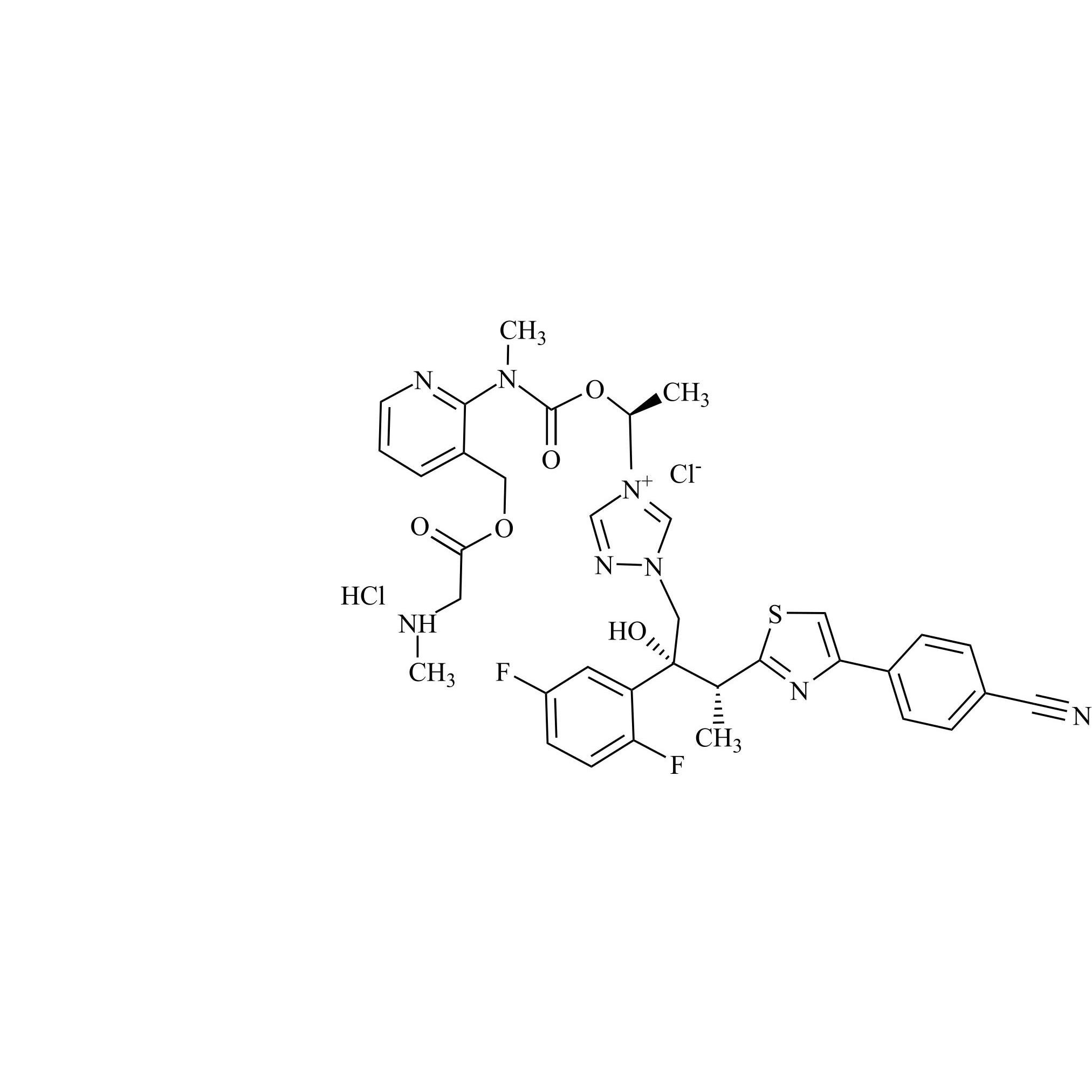 Picture of Isavuconazole Impurity 80 HCl