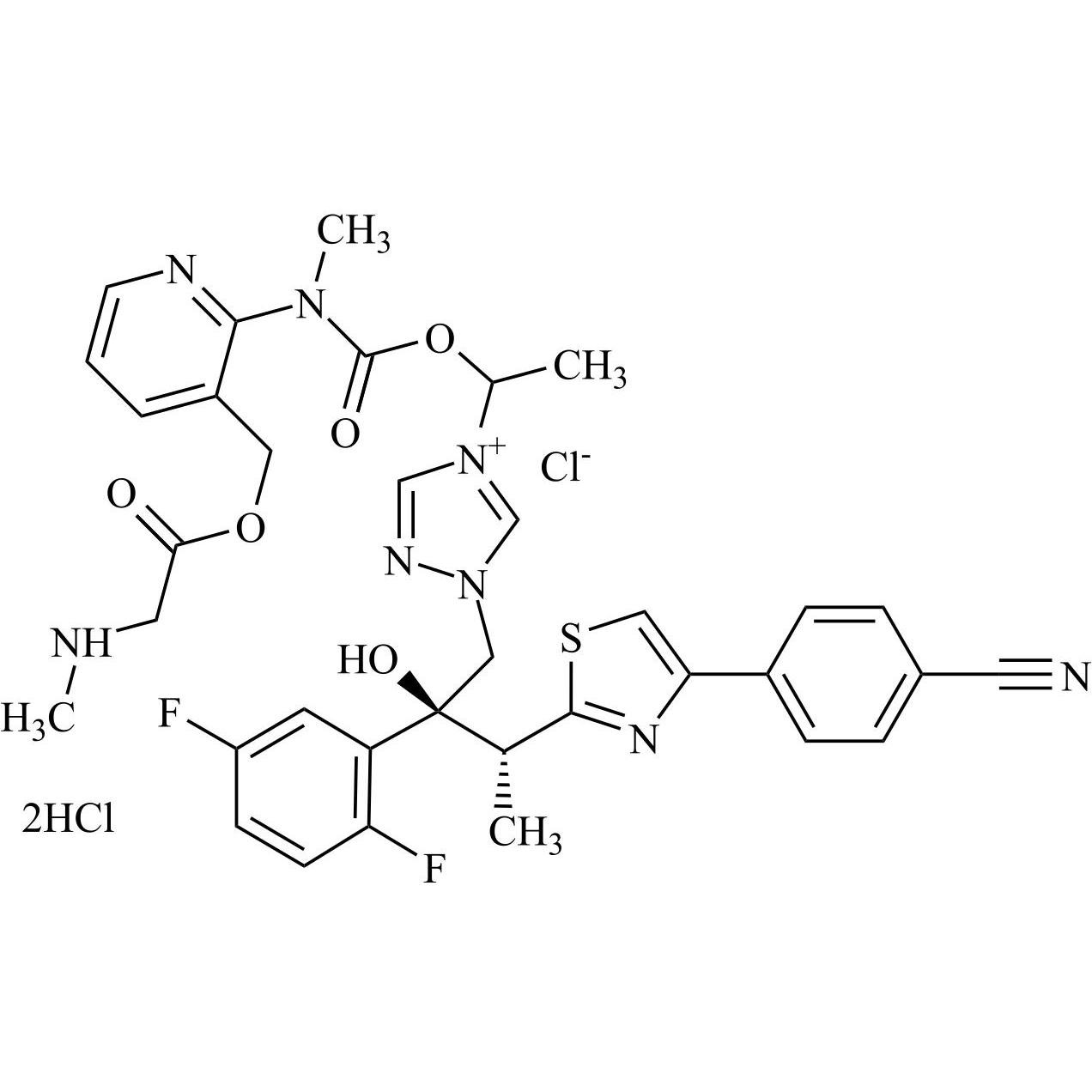 Picture of Isavuconazole Impurity 3 Chloride DiHCl (Mixture of Diastereomers)