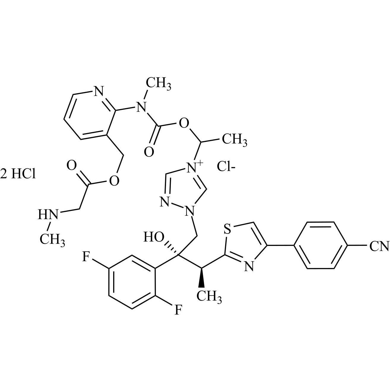 Picture of Isavuconazole Impurity 5 Chloride DiHCl (Mixture of Diastereomers)