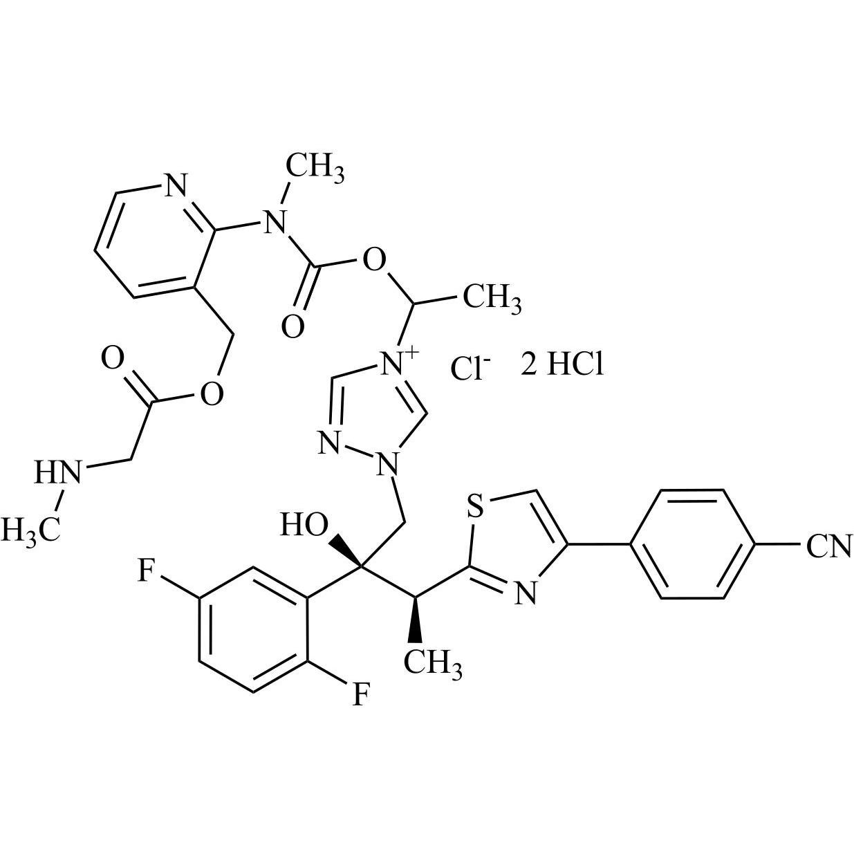 Show details for Isavuconazole Impurity 7 Chloride DiHCl (Mixture of Diastereomers) Picture of Isavuconazole Impurity 7 Chloride DiHCl (Mixture of Diastereomers)