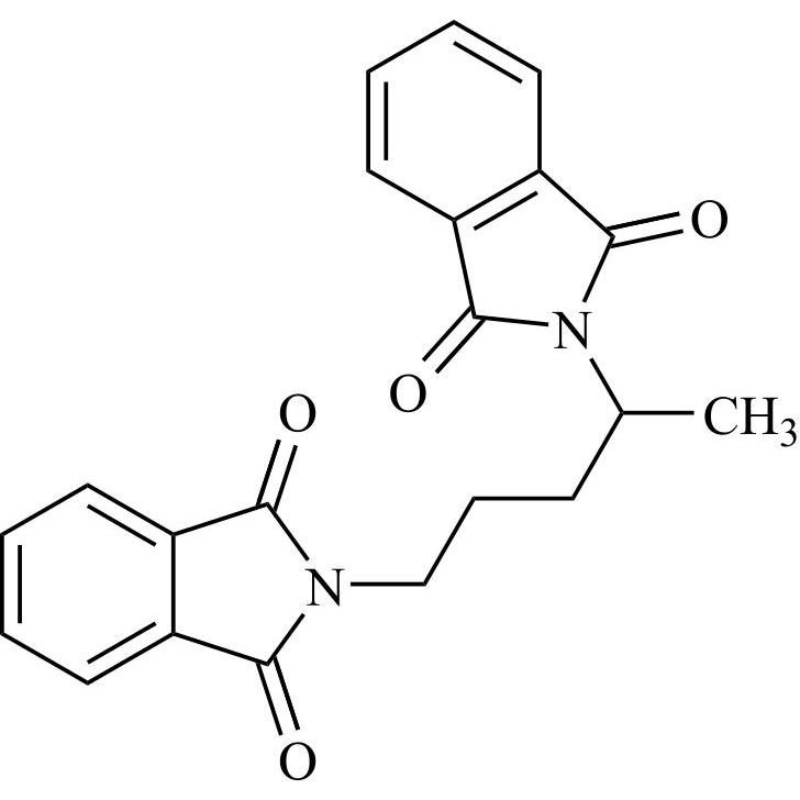 Picture of 2,2'-(1-Methyl-1,4-Butanediyl)bis-1H-Isoindole-1,3(2H)-Dione