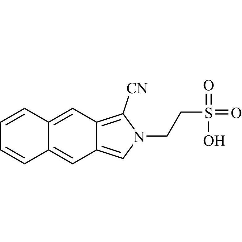 Picture of 1-Cyano-2H-benz[f]isoindole-2-ethanesulfonic Acid