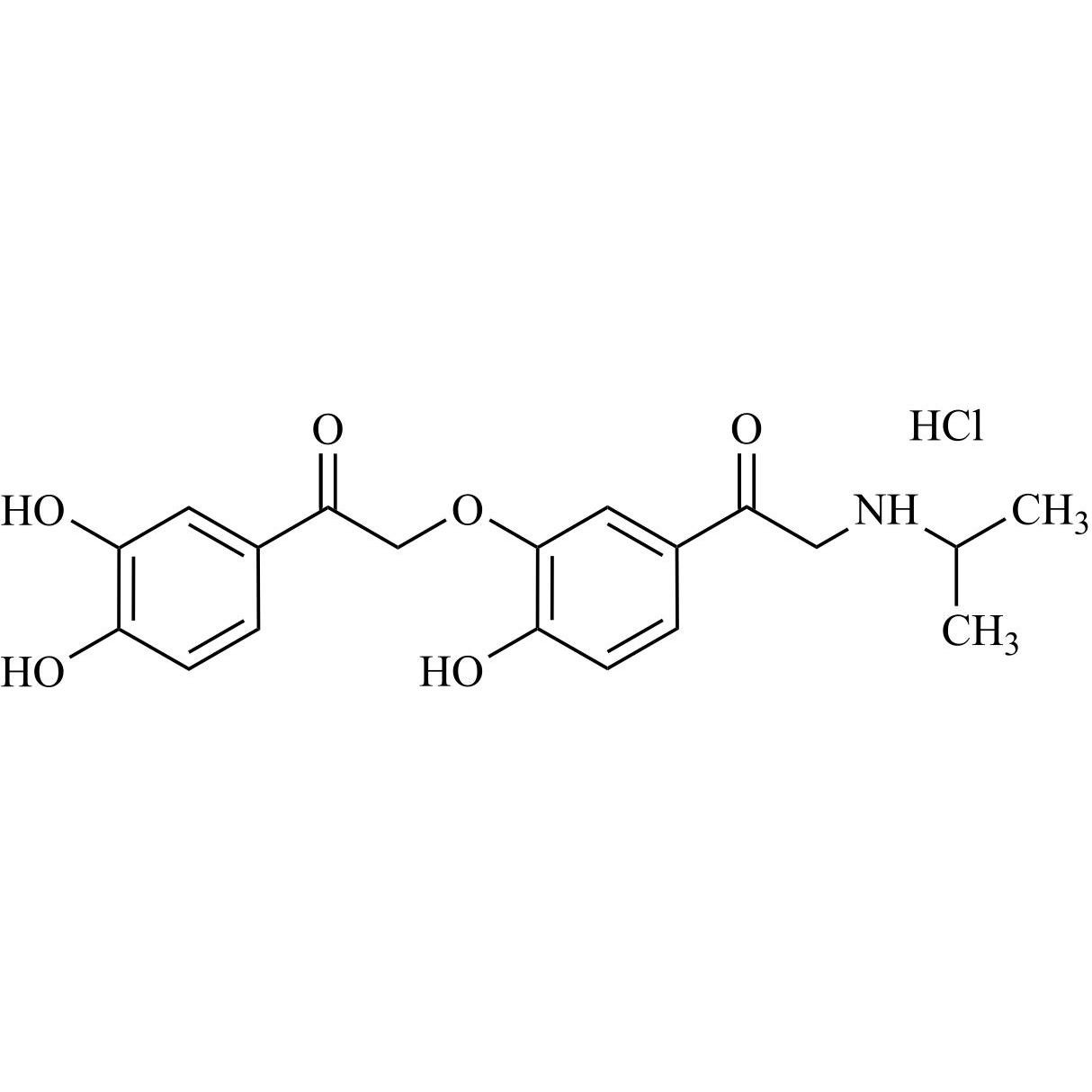 Show details for Isoprenaline Impurity 24 HCl Picture of Isoprenaline Impurity 24 HCl
