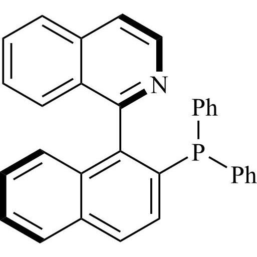 Picture of (R)-(+)-1-(2-Diphenylphosphino-1-naphthyl) Isoquinoline ((R)-QUINAP)