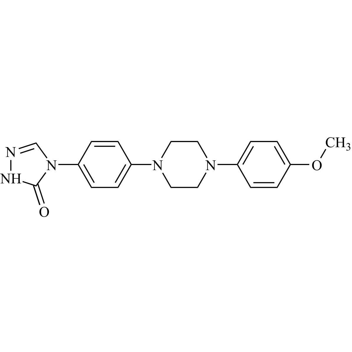 Picture of ItraconazoleÂ Methoxy Triazolone Impurity