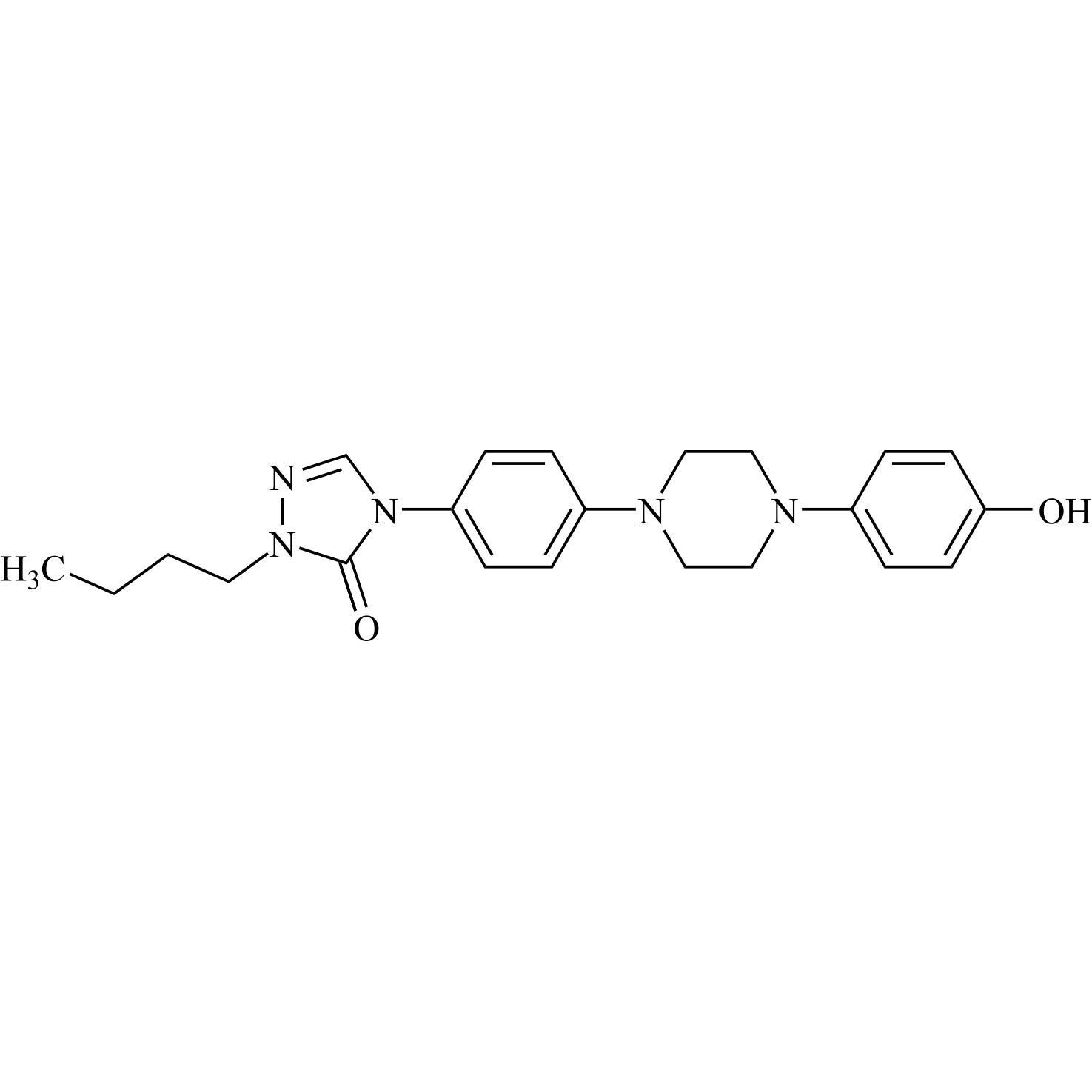 Picture of ItraconazoleÂ Hydroxy Butyltriazolone Impurity