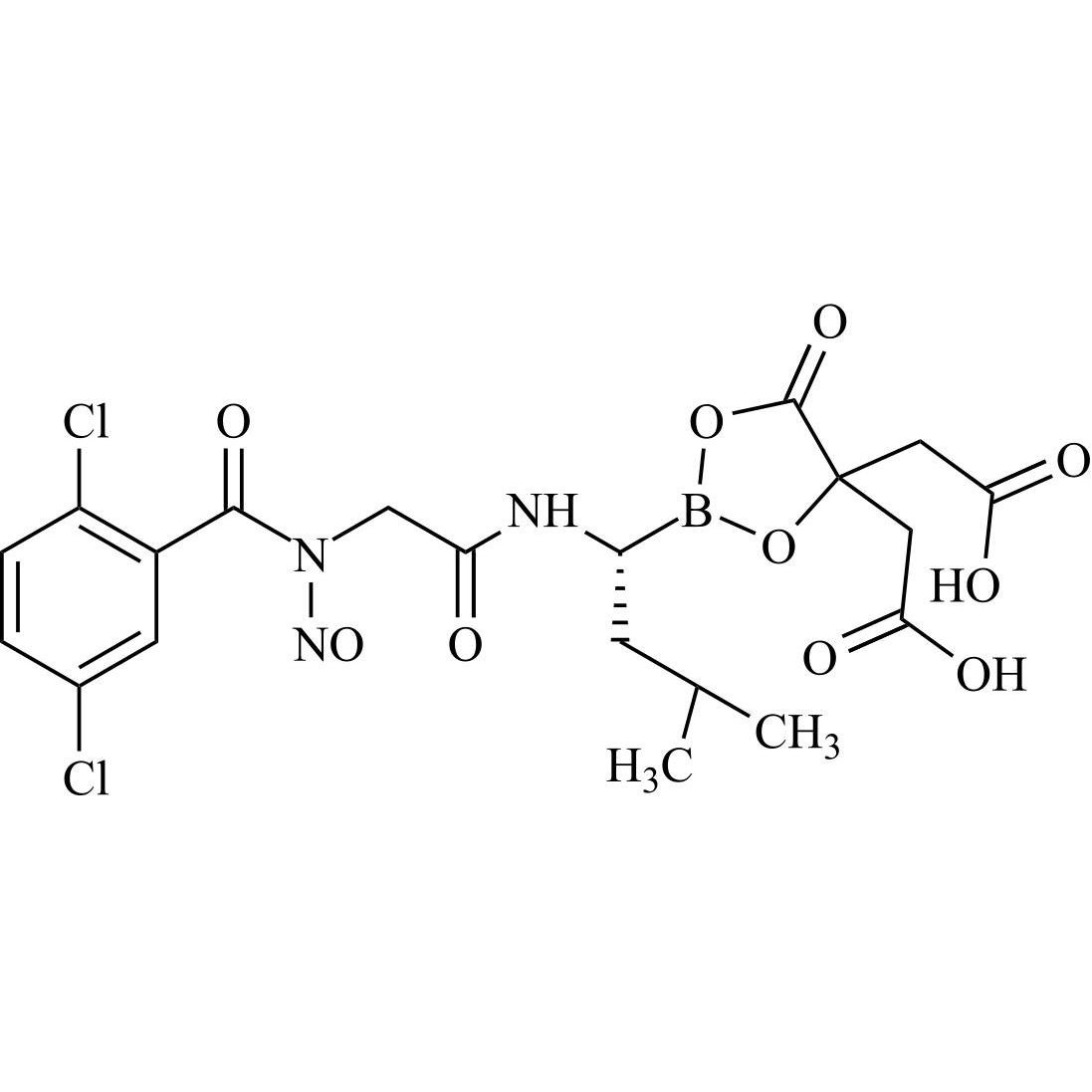 Picture of N2-Nitroso Ixazomib Impurity 23 (N2-Nitroso Ixazomib Citrate)
