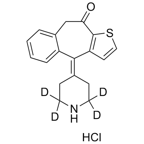 Show details for Norketotifen-d4 HCl (Ketotifen Impurity 3-d4 HCl) Picture of Norketotifen-d4 HCl (Ketotifen Impurity 3-d4 HCl)