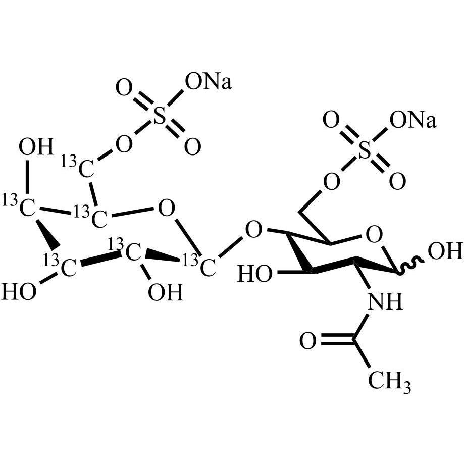 Picture of N-Acetyllactosamine 6,6'-Disulfate Disodium Salt-13C6